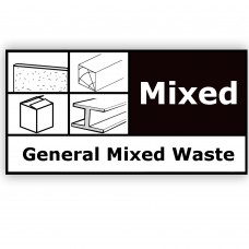 General Mixed Waste Rigid Material Sign